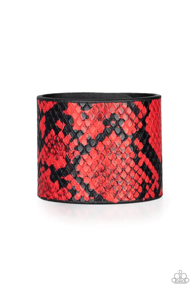 Bracelets A Finishing Touch Jewelry Paparazzi The Rest Is Hisstory Red Bracelet