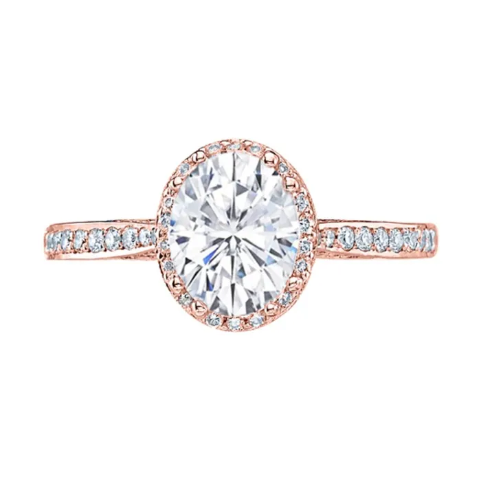 Rings Tacori Tacori Dantela Halo Oval Pave Diamond Engagement Ring Rings Tacori Tacori Dantela Halo Oval Pave Diamond Engagement Ring