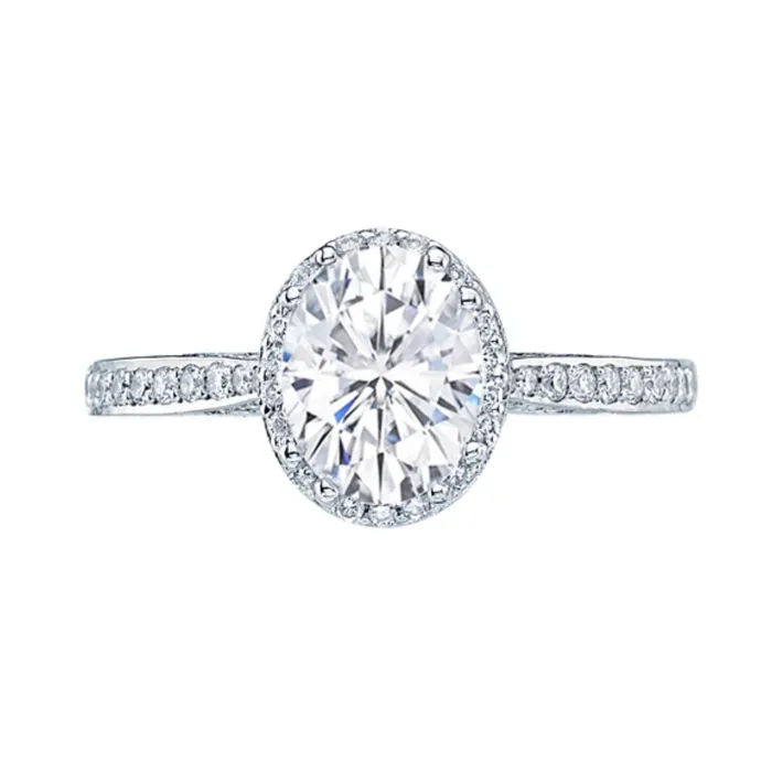 Rings Tacori Tacori Dantela Halo Oval Pave Diamond Engagement Ring Rings Tacori Tacori Dantela Halo Oval Pave Diamond Engagement Ring