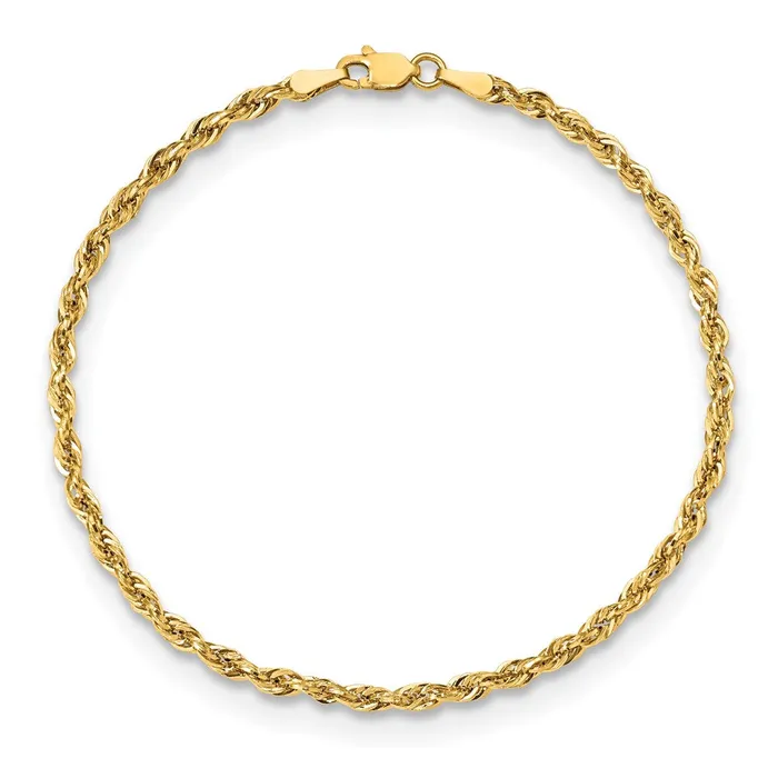 10k Yellow Gold 28 mm SemiSolid Rope Bracelet 127 grams Qgold Bracelets 10k Yellow Gold 28 mm SemiSolid Rope Bracelet 127 grams Qgold Bracelets