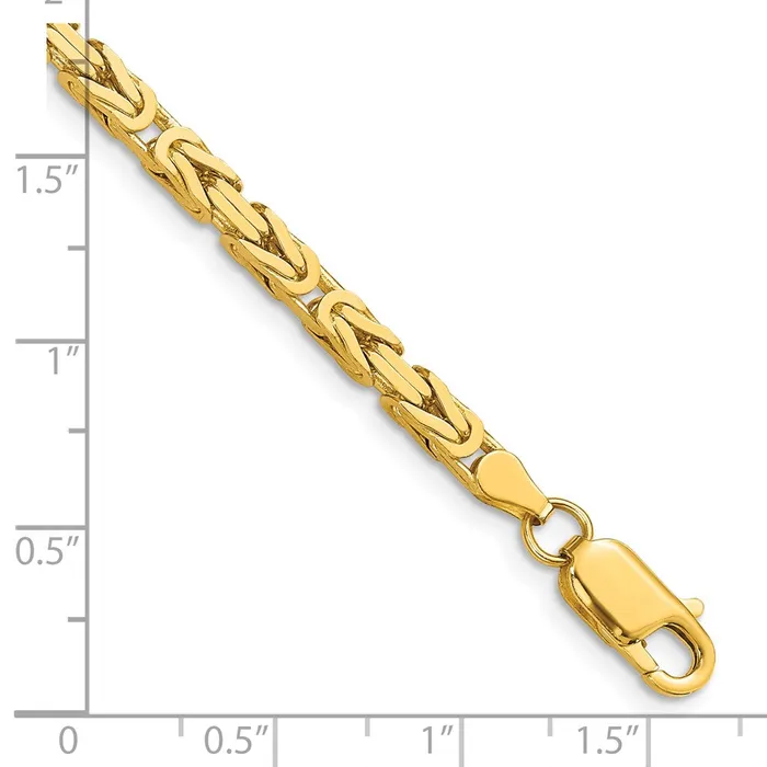 10k Yellow Gold 325 mm Byzantine Bracelet 1246 grams Qgold Bracelets 10k Yellow Gold 325 mm Byzantine Bracelet 1246 grams Qgold Bracelets