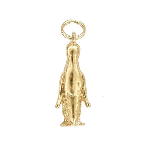 Charm Necklaces Penguin Charm in 14 Karat Yellow Gold Antique Jewelry Mall Charm Necklaces Penguin Charm in 14 Karat Yellow Gold Antique Jewelry Mall