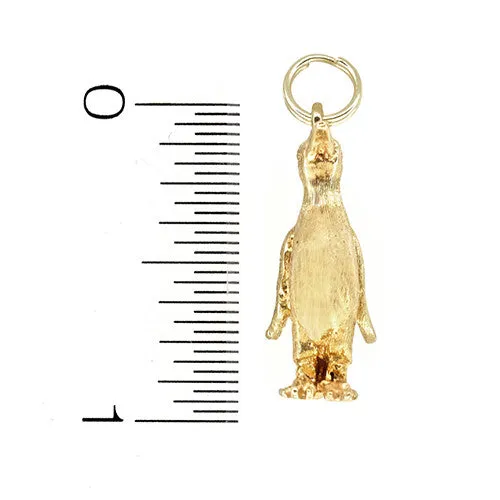 Charm Necklaces Penguin Charm in 14 Karat Yellow Gold Antique Jewelry Mall Charm Necklaces Penguin Charm in 14 Karat Yellow Gold Antique Jewelry Mall