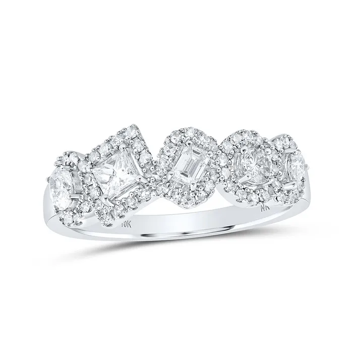 GND Rings Gold Band Ring 34 Cttw Round Natural Diamond Womens 26 grams GND Rings Gold Band Ring 34 Cttw Round Natural Diamond Womens 26 grams