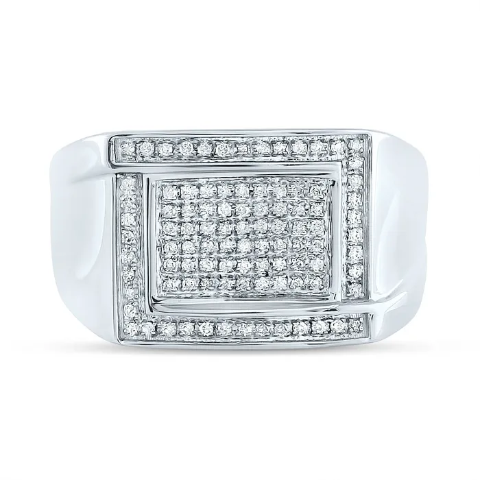 GND Rings Sterling Silver Cluster Ring 13 Cttw Round Natural Diamond Mens 682 grams GND Rings Sterling Silver Cluster Ring 13 Cttw Round Natural Diamond Mens 682 grams