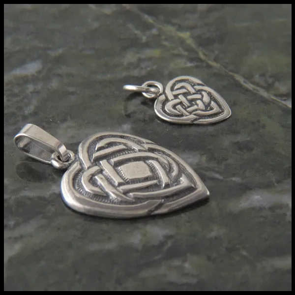 Walker Metalsmiths Earrings Maggies Heart Pendant and Earring Set