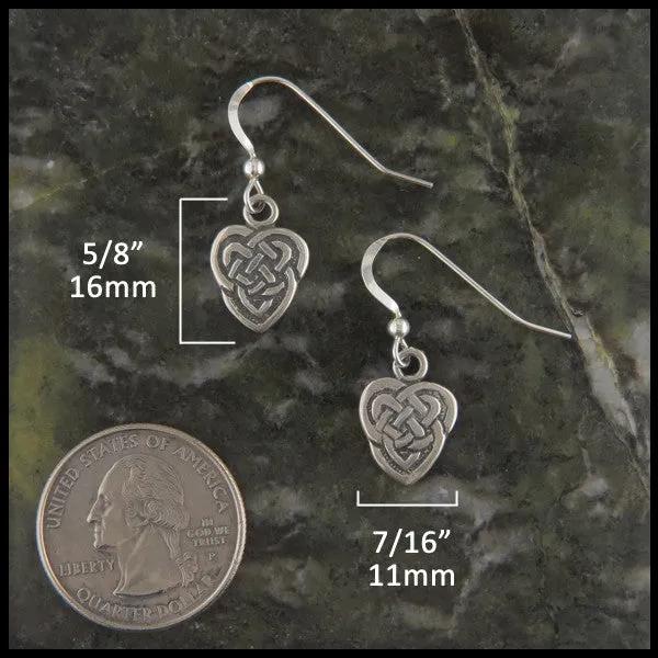 Walker Metalsmiths Earrings Maggies Heart Pendant and Earring Set