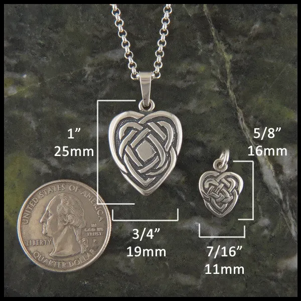 Walker Metalsmiths Earrings Maggies Heart Pendant and Earring Set